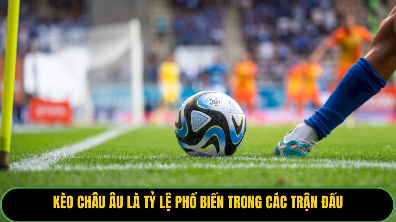 Kèo châu Âu là tỷ lệ phổ biến trong các trận đấu