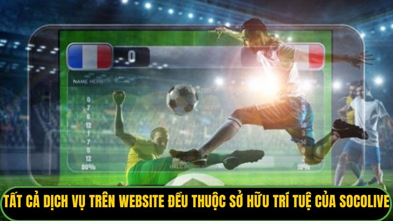 Tất cả dịch vụ trên website đều thuộc sở hữu trí tuệ của Socolive