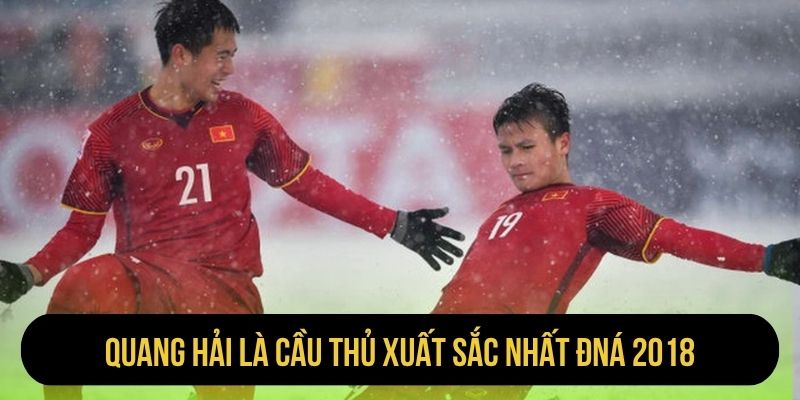 Quang Hải là cầu thủ xuất sắc nhất ĐNÁ 2018